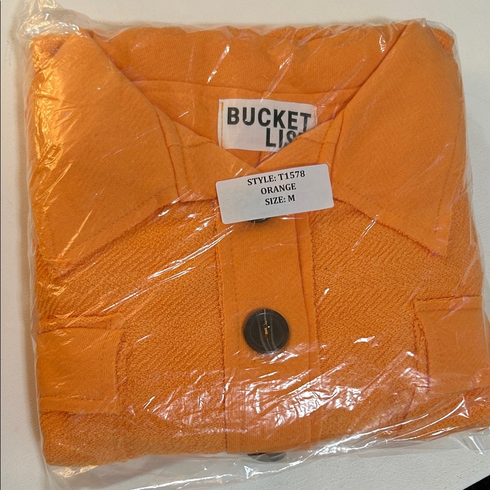BUCKETLIST Vibrant Orange Casual Shirt